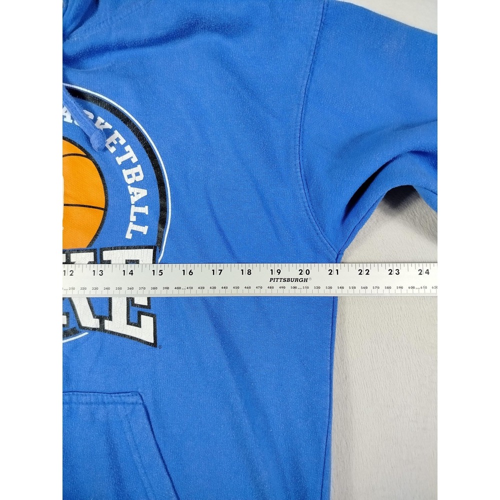 Vintage Duke Blue Devils Hoodie Mens Medium Blue Basketball Fleece TRT Classics - Picture 8 of 9